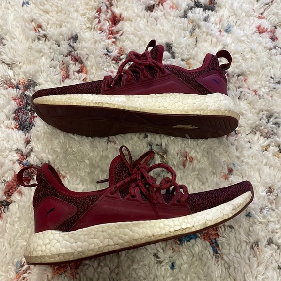 Red Puma Sneakers - Picture 1 of 5